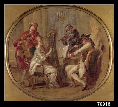 Concert with Four Figures by François André Vincent